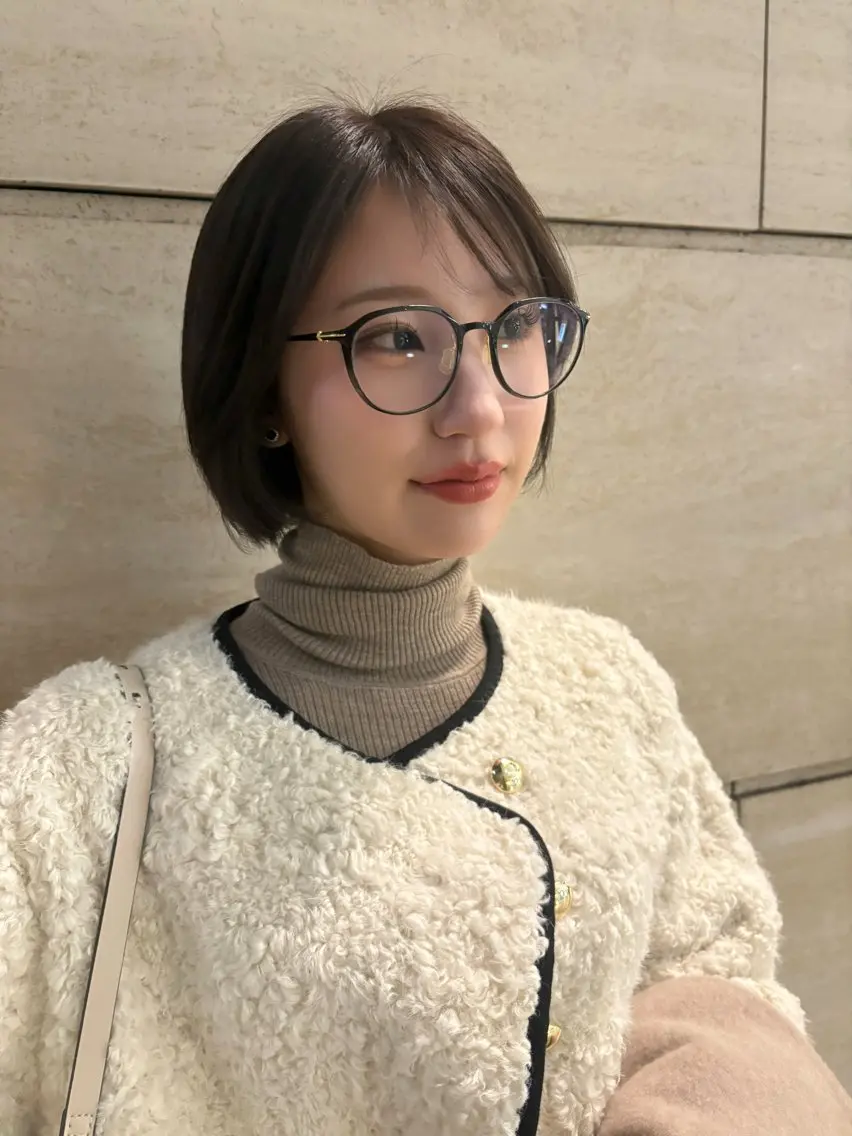 ショート 切りっぱなしボブ ショートボブ ボブ ショートヘア 髪質改善/韓国風 レイヤー/田村祐樹のヘアスタイル
