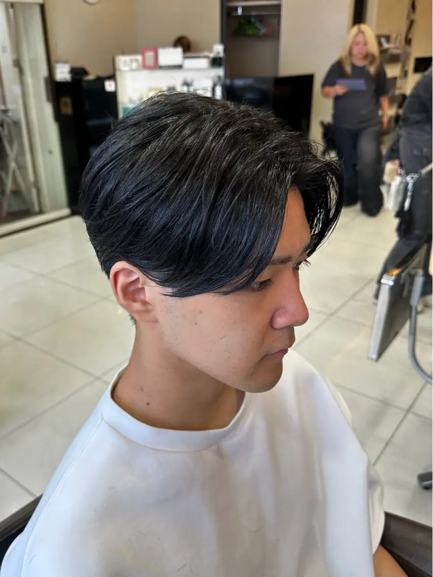 ショート パーマ メンズ カット パーマ 💙メンズカット池袋 Manami💙のヘアスタイル