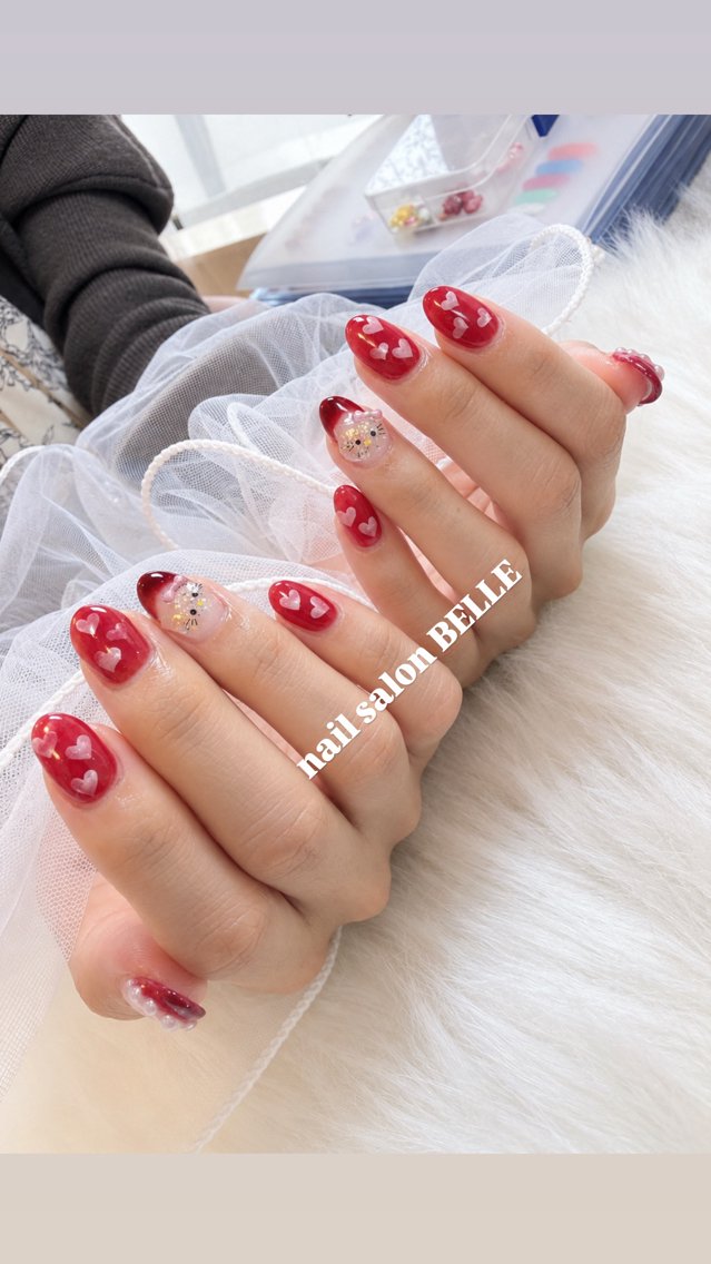 ネイル ショートネイル ハンドネイル nail salon BELLEのネイルデザイン