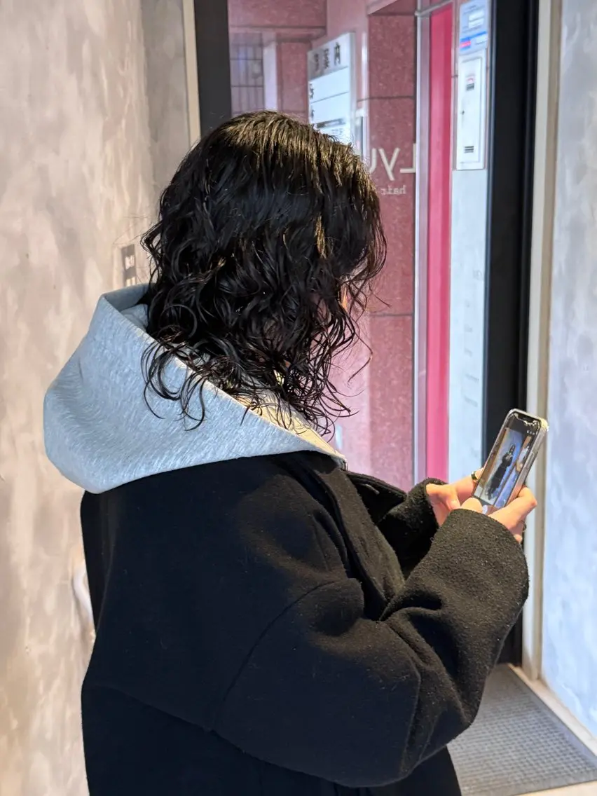 レディース  カットパーマ ·˚‎𖦹‎の写真