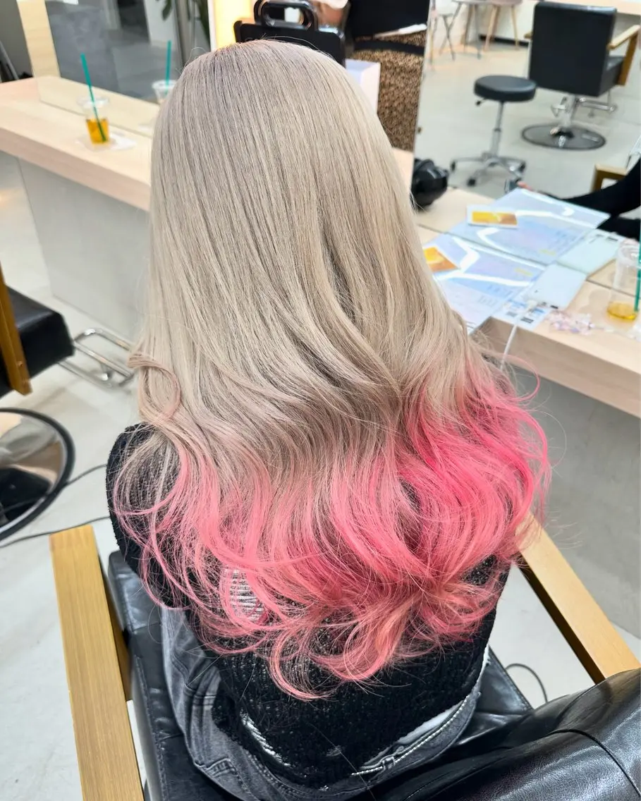 ロング カラー ヘアカラー トリートメント 𝐑𝐲𝐮𝐤𝐢 【店長】ALEAPのヘアスタイル
