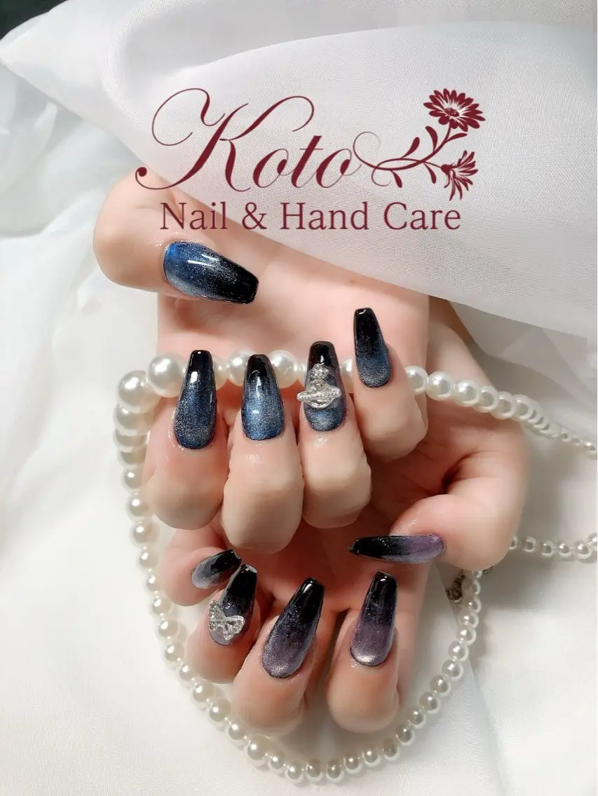ネイル 長さ出し ジェルネイル 持ち込み ニュアンスネイル 赤色 ハンドネイル Nail Salon KOTOのネイルデザイン