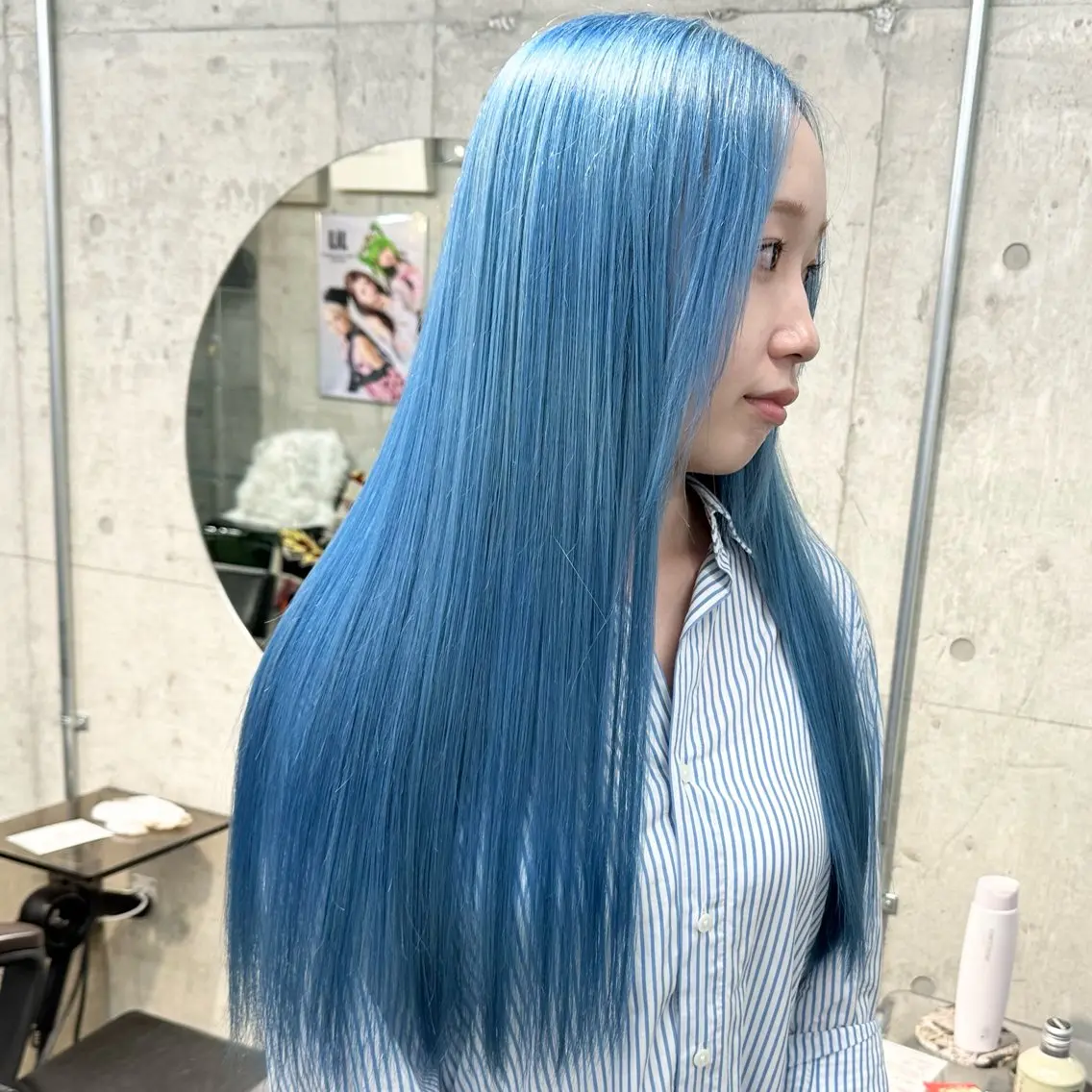 ロング カット ヘアカラー トリートメント 🤍ムラ修正ブリーチ 🤍原宿/YUUのヘアスタイル