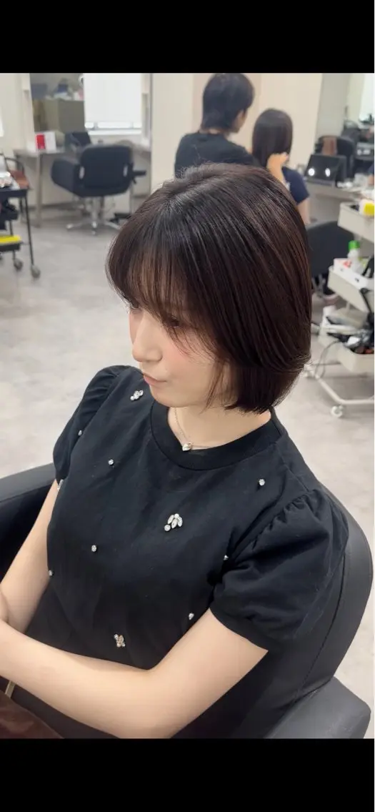 ショート カット ヘッドスパ 🫧とぅるん艶髪🫧 透明感カラー×猿渡のヘアスタイル