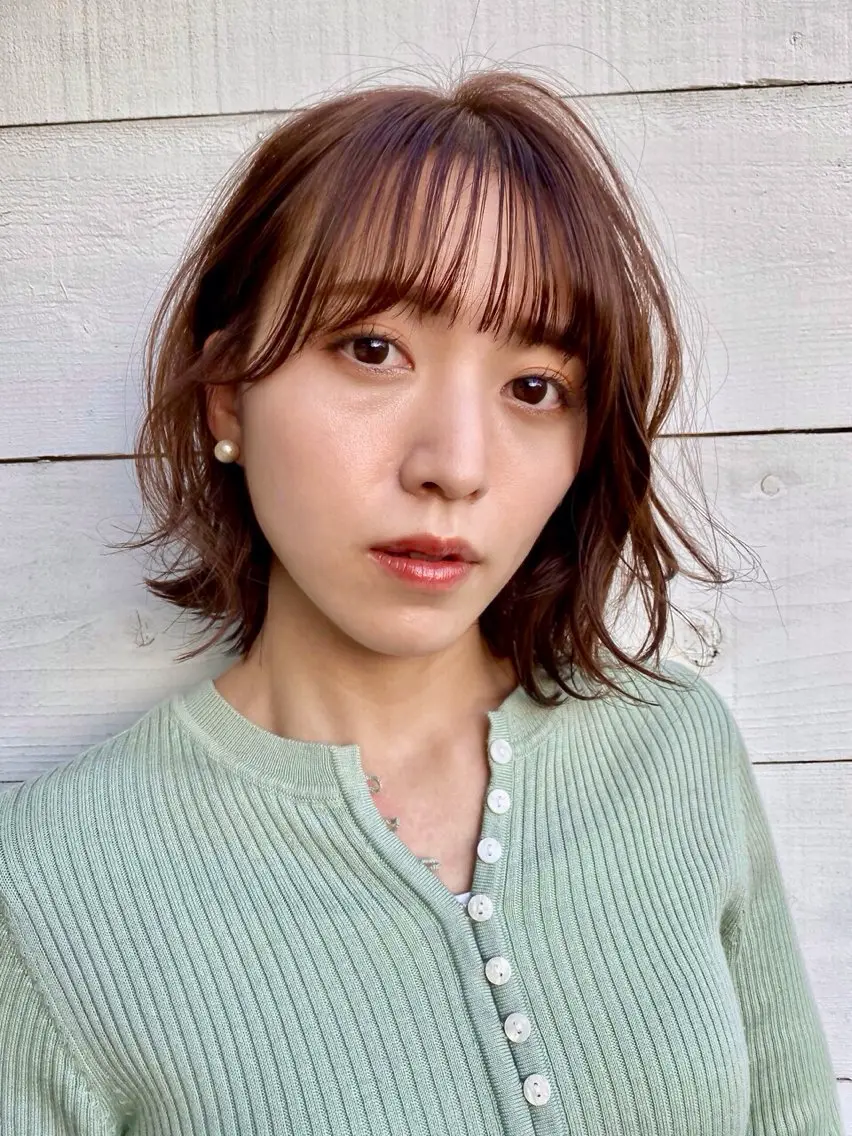 似合わせカット+パーマの写真