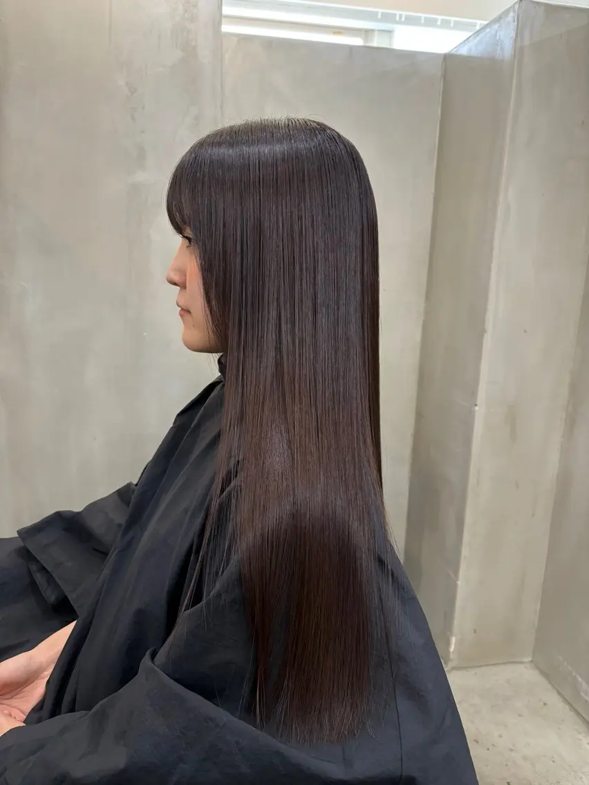 セミロング カラー ブラウンカラー ヘアカラー 中園康 /カラー/ブリーチのヘアスタイル