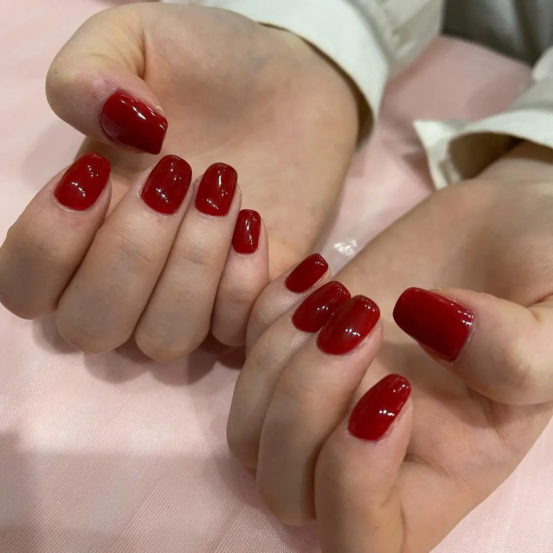 ネイル ワンカラーネイル Wish Nail 恒川のネイルデザイン
