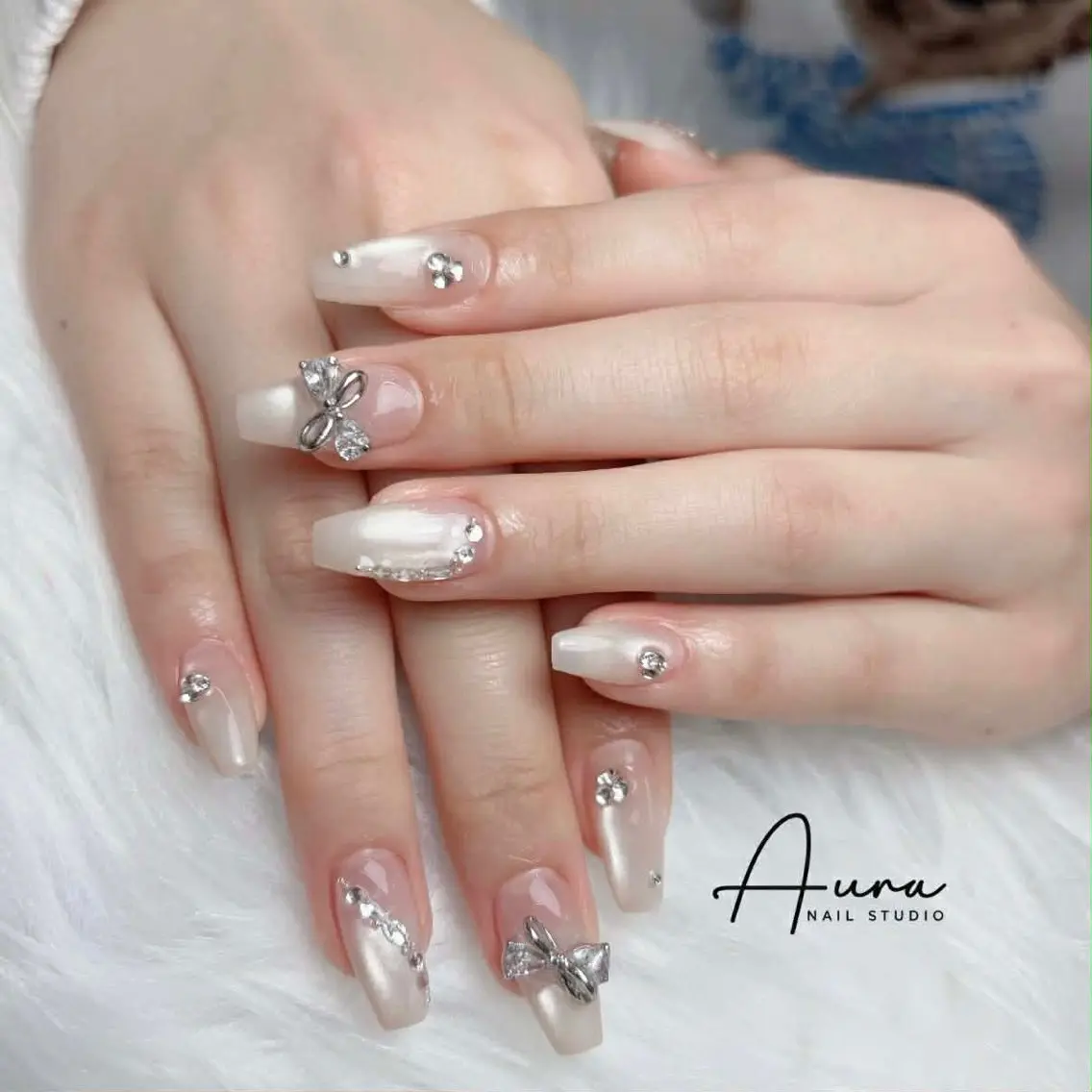 ネイル ハンドネイル Aura Nail HanNaのネイルデザイン