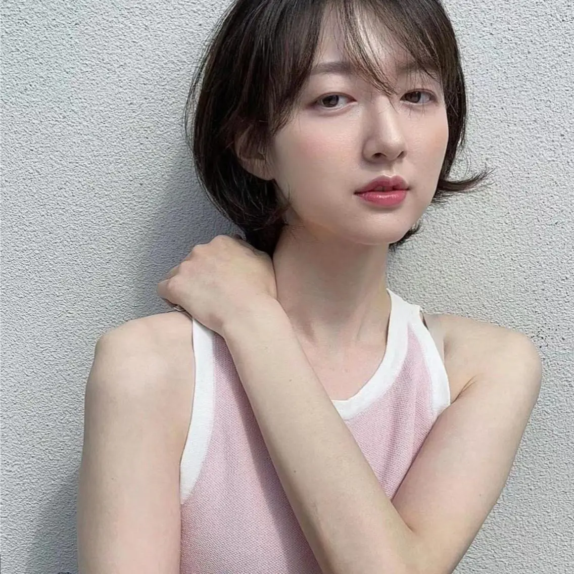 ショート 韓国特化エクステ🟨 エクステのヘアスタイル