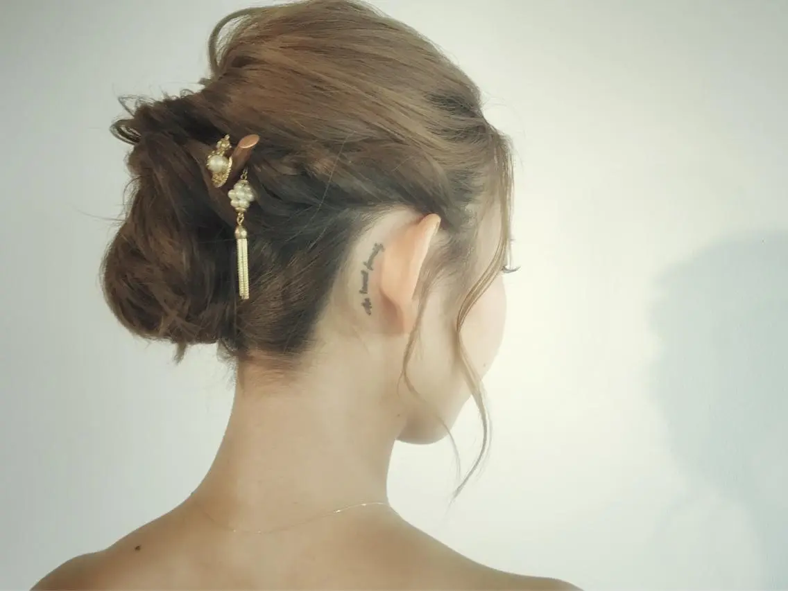 ヘアアレンジ 浴衣 BOB🌟ハイトーン /ブリーチ/TAKUのヘアスタイル