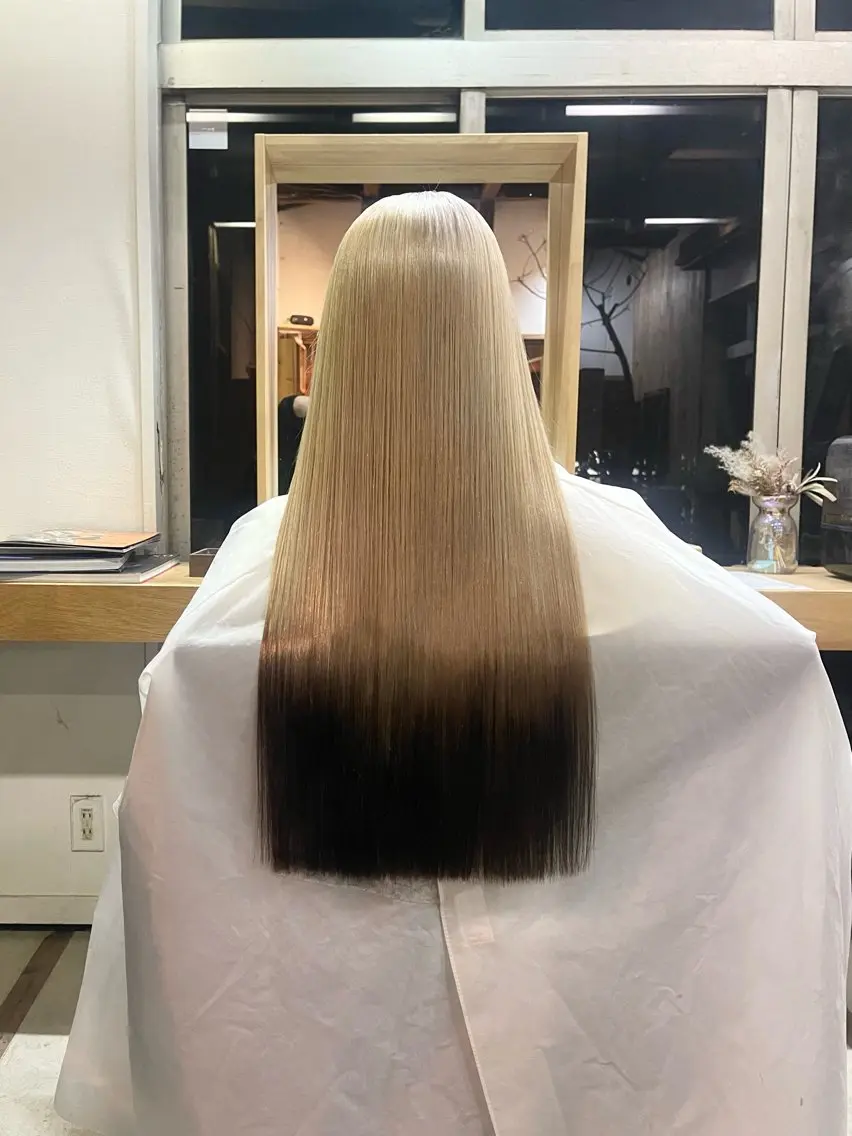 ロング カラー 大村 日向子のヘアスタイル
