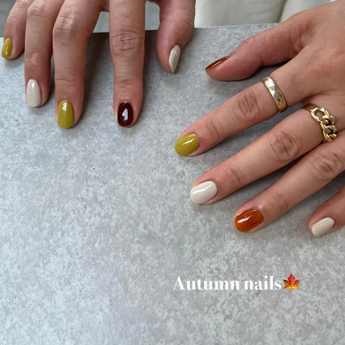 ネイル ワンカラーネイル ハンドネイル 🤎Two ERI🤎のネイルデザイン