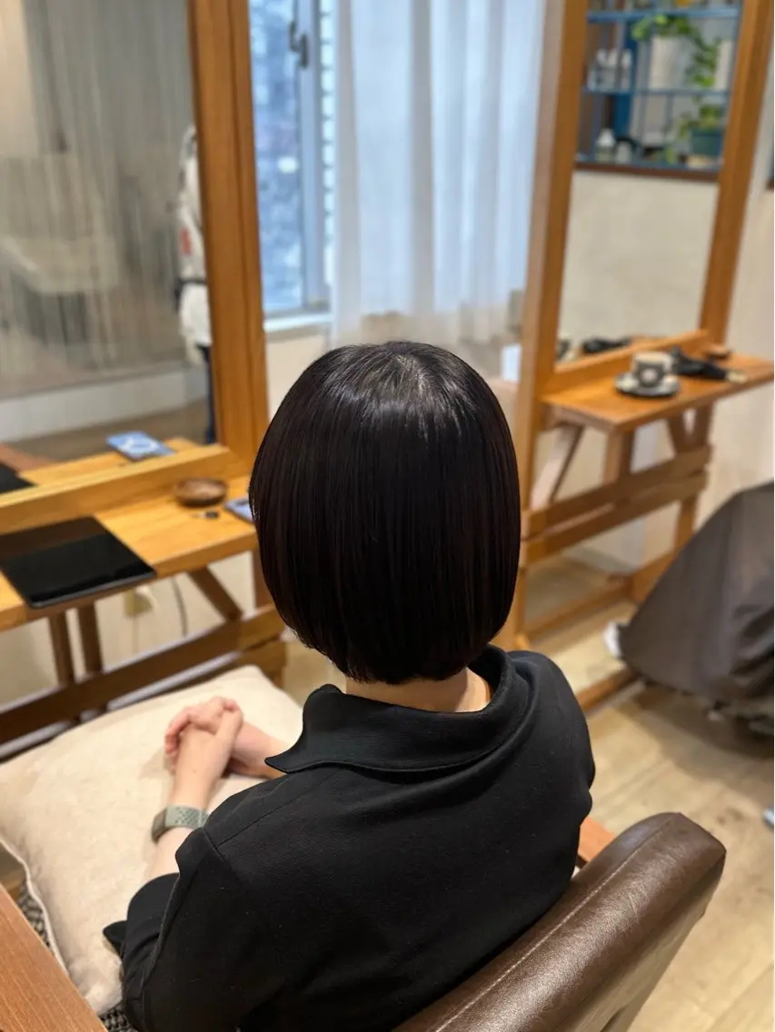 ショート カット 縮毛矯正 艶髪🫧極上スパ /nanaのヘアスタイル