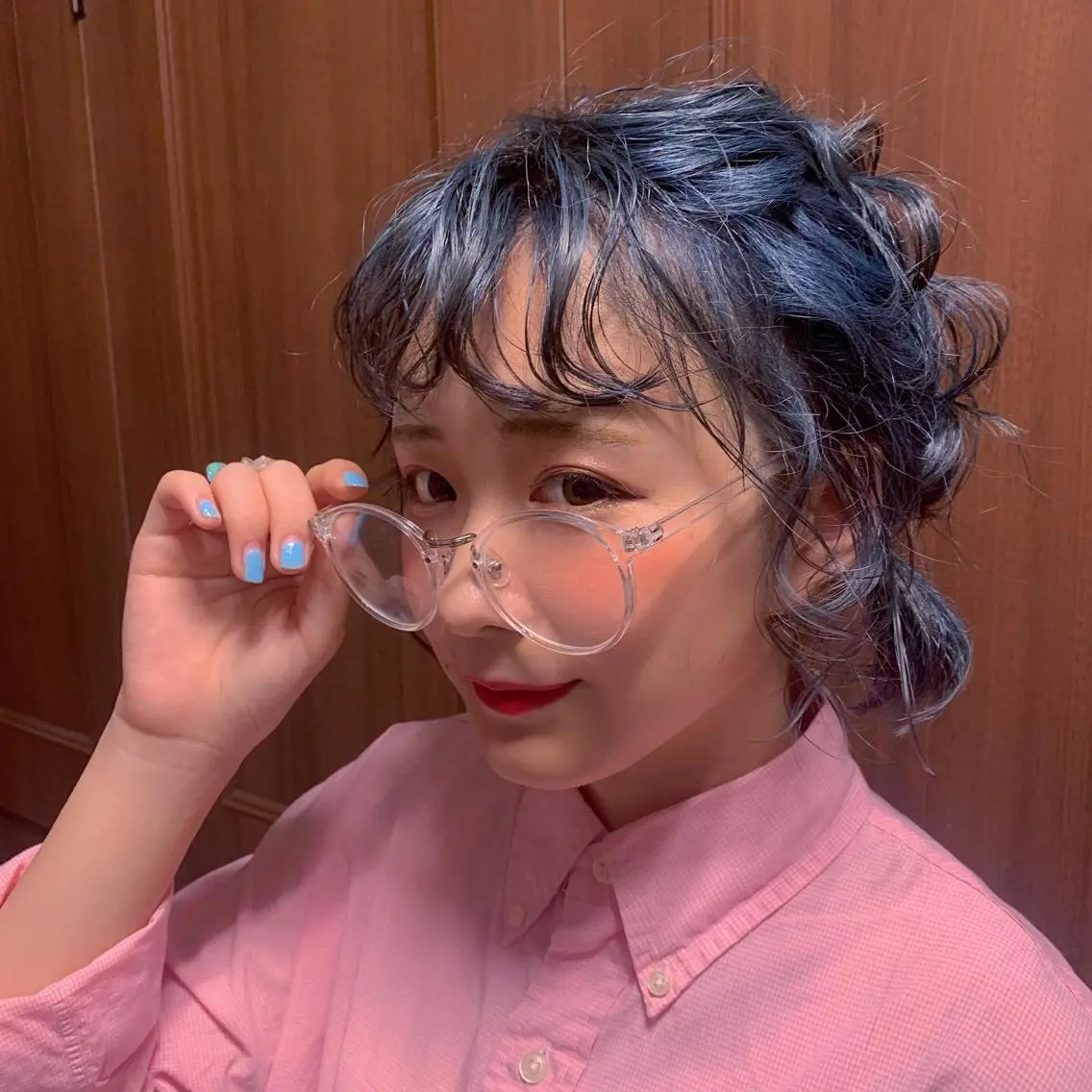 ショート カラー ヘアアレンジ カット ヘアカラー 韓国✖️網紅🖤 パーマYURIYAのヘアスタイル