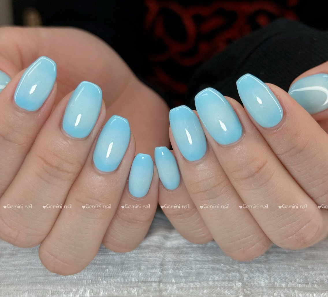 ネイル ワンカラーネイル Gemini nail.Yukiのネイルデザイン