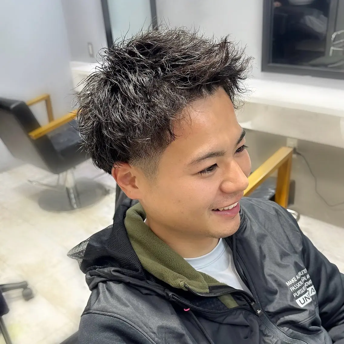 ショート パーマ メンズ カット パーマ 【Gisel】 Asakiのヘアスタイル