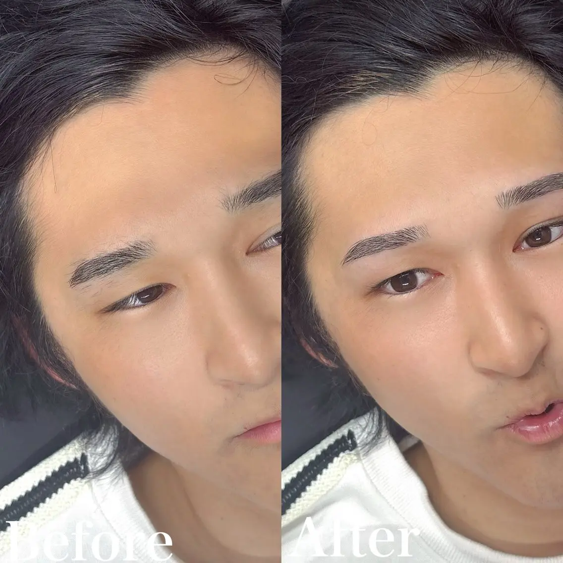 メンズ アイブロウ ワックス脱毛 眉カット 本日空きあり Yusukeの眉毛・アイブロウイメージ