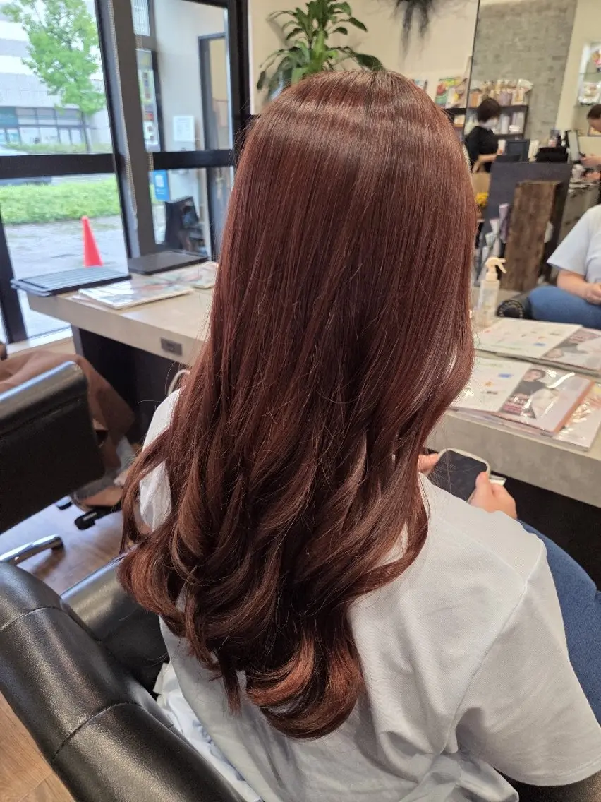 ロング カラー ヘアカラー 関口 友菜のヘアスタイル