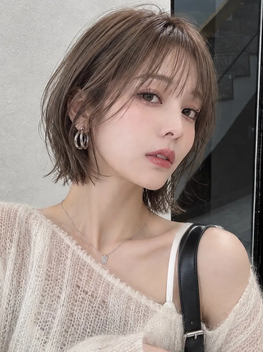 ショート ボブ レイヤーカット 山下強　ショート/ ボブ/レイヤーのヘアスタイル