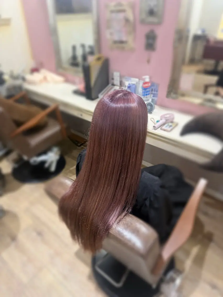 カラー ラベンダーカラー ラベンダーピンク ピンクカラー Plaatje🫧 碧のヘアスタイル