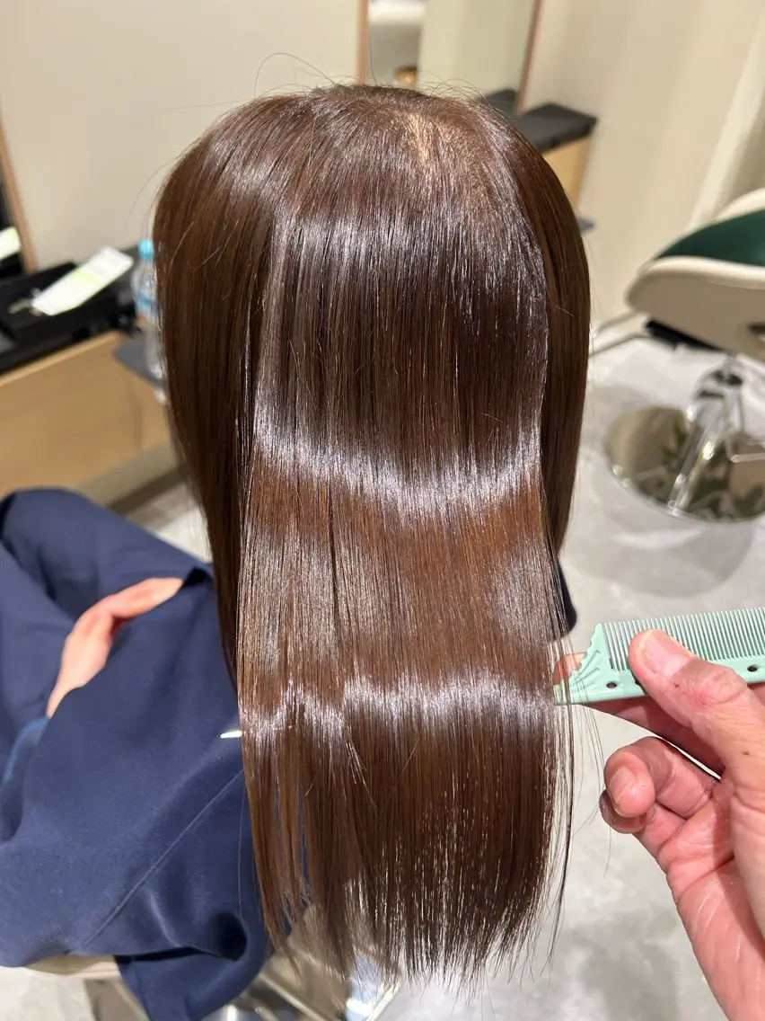 ロング カラー 柳澤 武宏のヘアスタイル