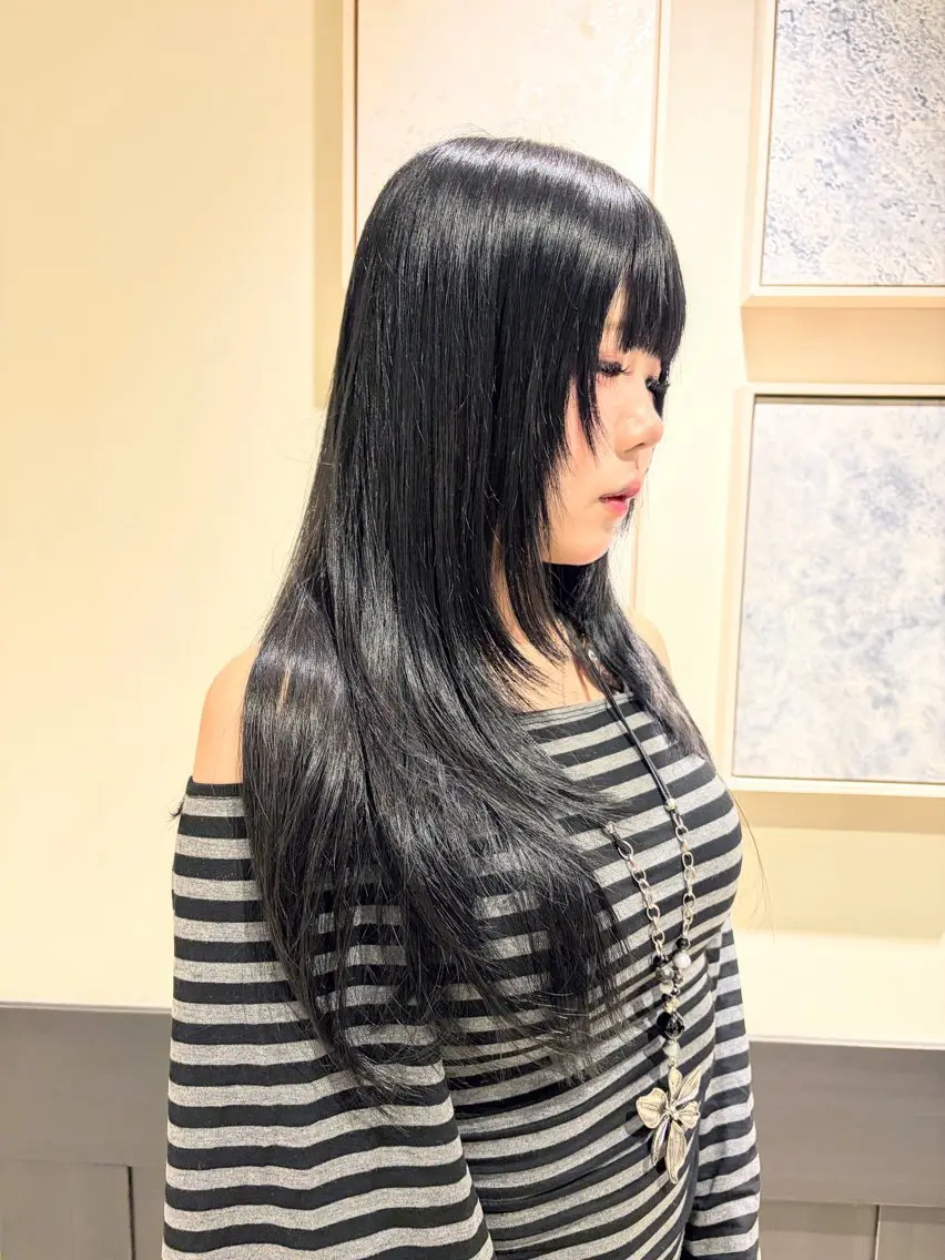 ロング モデル様募集中 ✂️カギワダのヘアスタイル