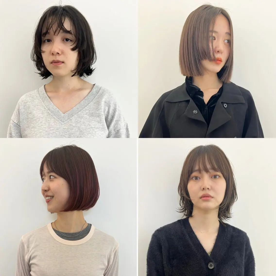 ミディアム カラー パーマ カット era shioriのヘアスタイル