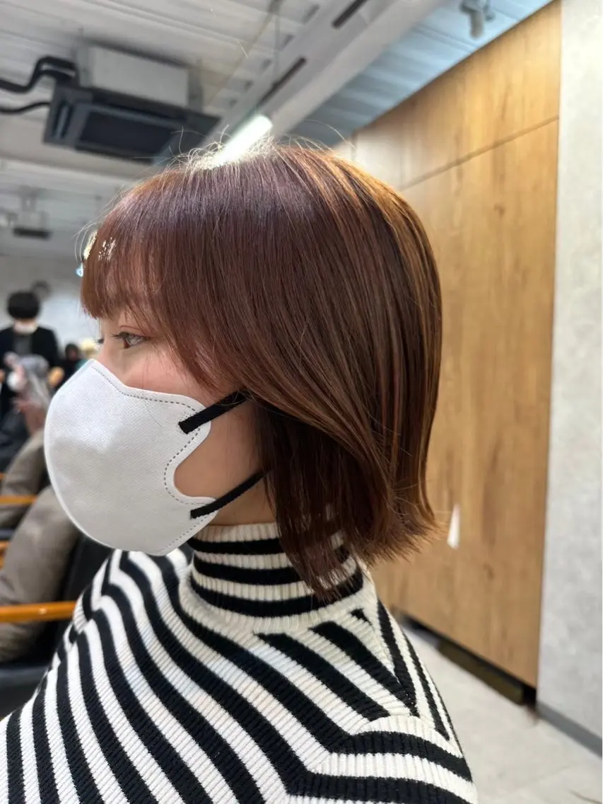 ショート カット ヘアカラー トリートメント 越谷/ショートボブ /大野洸太のヘアスタイル