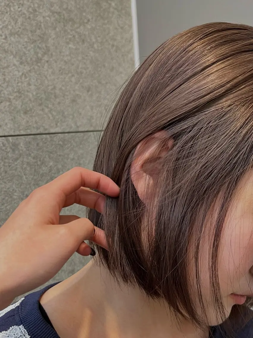 カット＋ブリーチカラー＋2stepトリートメント🧸の写真