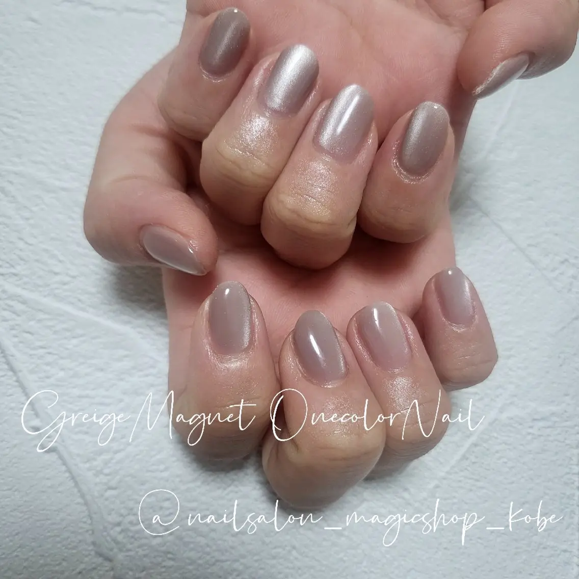 ネイル ジェルネイル マグネットネイル シンプルネイル ソフトジェル ハンドネイル Nailsalon MagicShopのネイルデザイン
