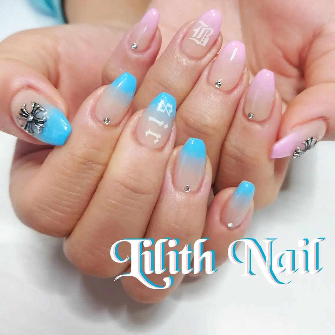 ネイル 桜ネイル グラデーション 春ネイル Lilith Nailのネイルデザイン