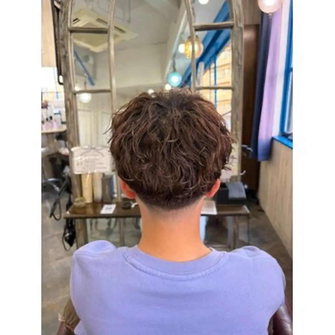 パーマ カット 野原 郁人のヘアスタイル