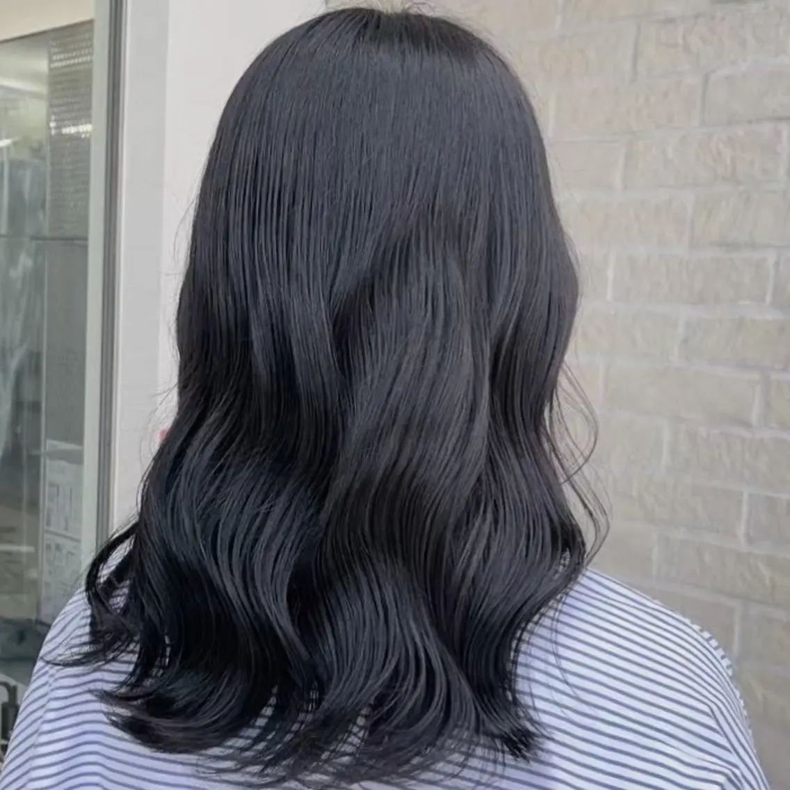 ロング カラー 縮毛矯正/ワンカラー モデル募集🫧羽夏のヘアスタイル