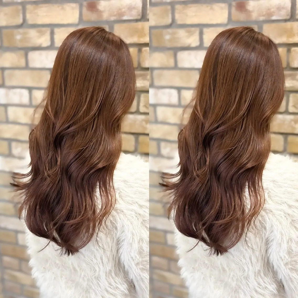 ロング カット ヘアカラー トリートメント 🎀レイヤー/まろ ベージュ🎀飯田啓奨のヘアスタイル