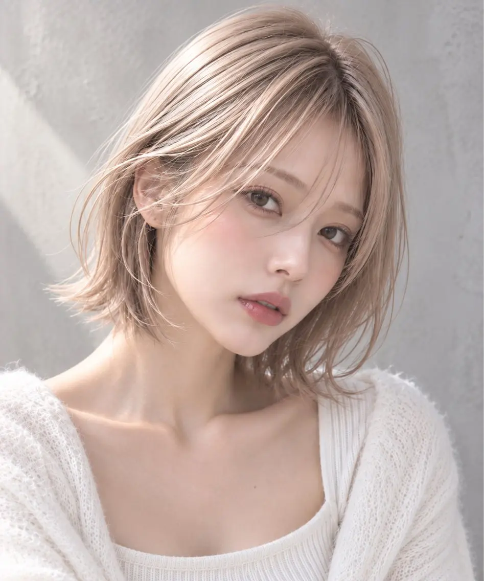 ショート カラー Lumiere 鈴木翔平のヘアスタイル