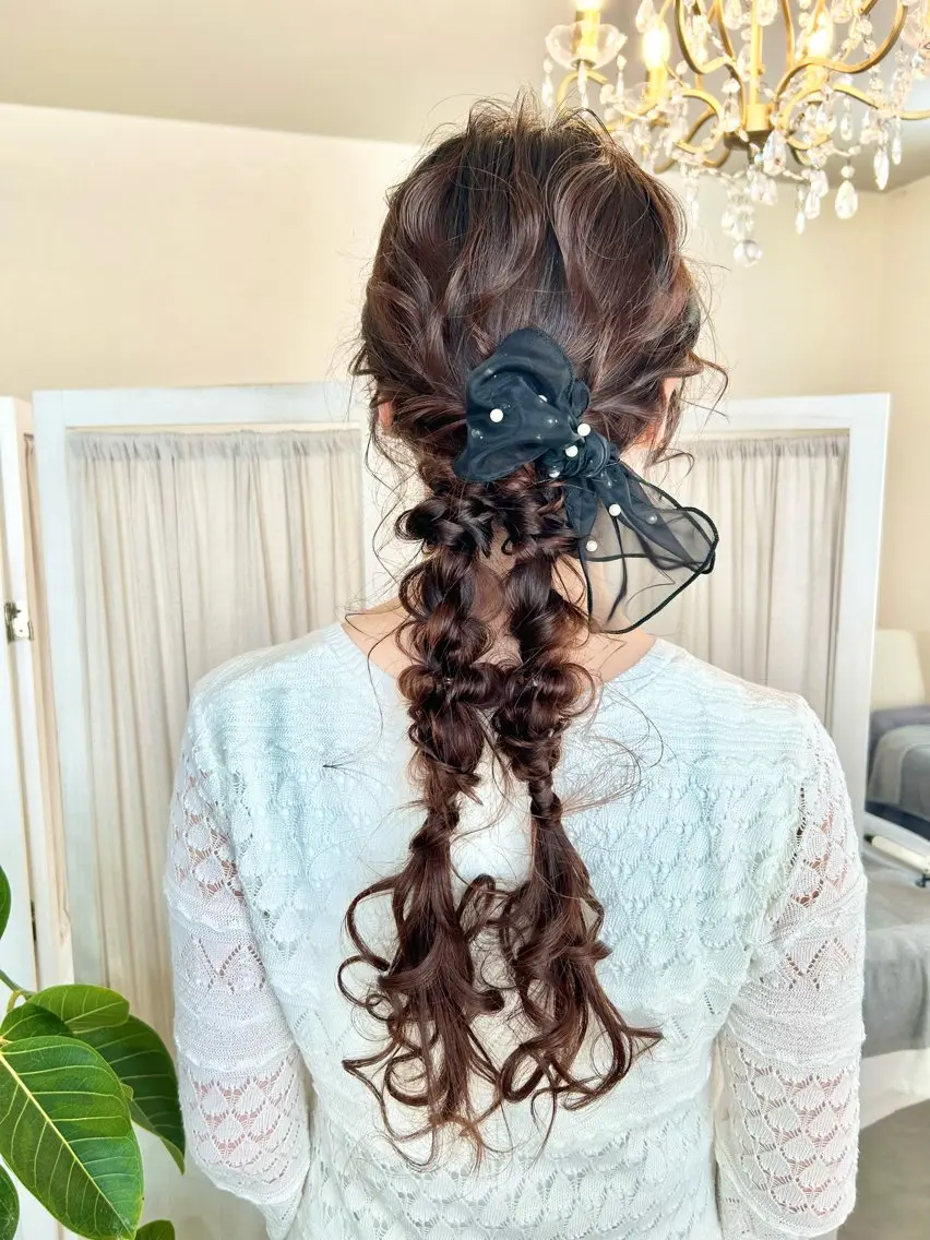 ロング ヘアセット 北本 美幸のヘアスタイル