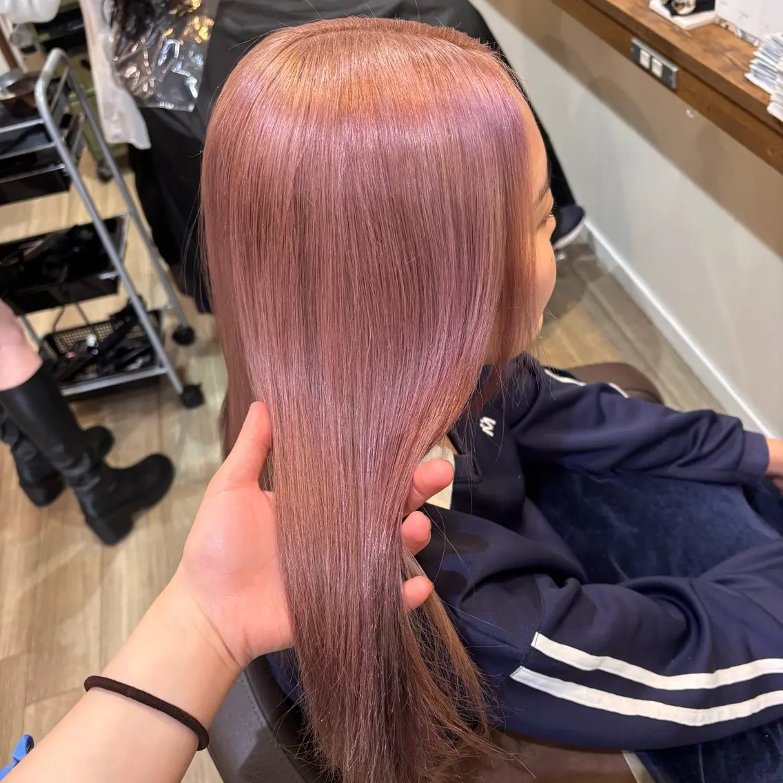 ロング ヘアカラー 🎀ハイトーン/ 艶カラー/夕月🎀のヘアスタイル