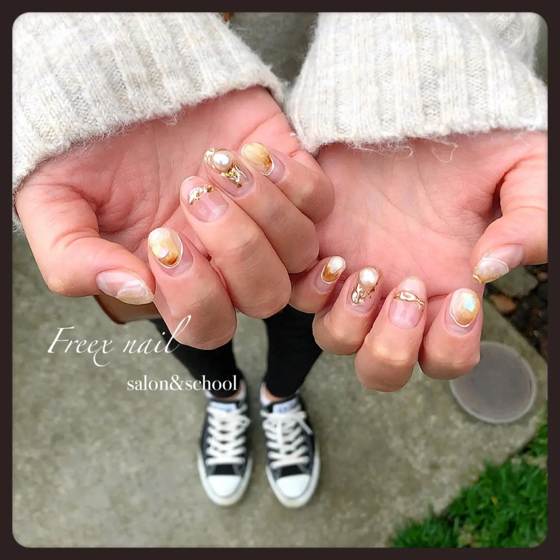 ネイル ニュアンスネイル ハンドネイル ハンドケア freex nail /ニュアンス/個性派のネイルデザイン