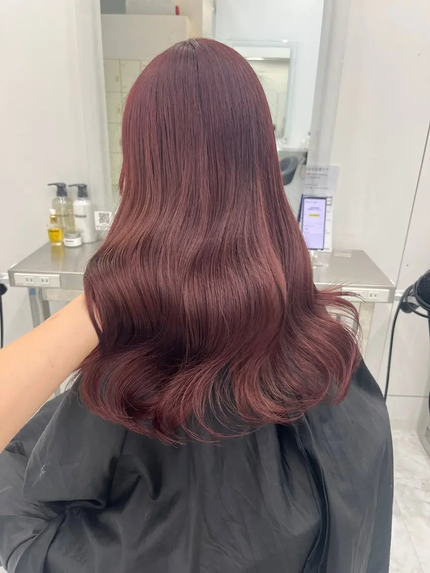 ロング 🍒韓国y2k暖色 NO.1🍒REAのヘアスタイル