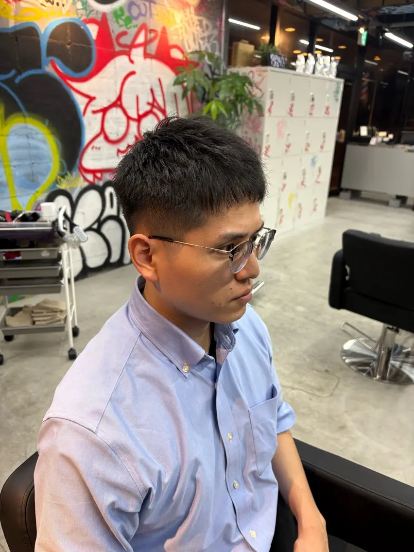 ショート メンズ keany錦糸町 ハセベユウのヘアスタイル