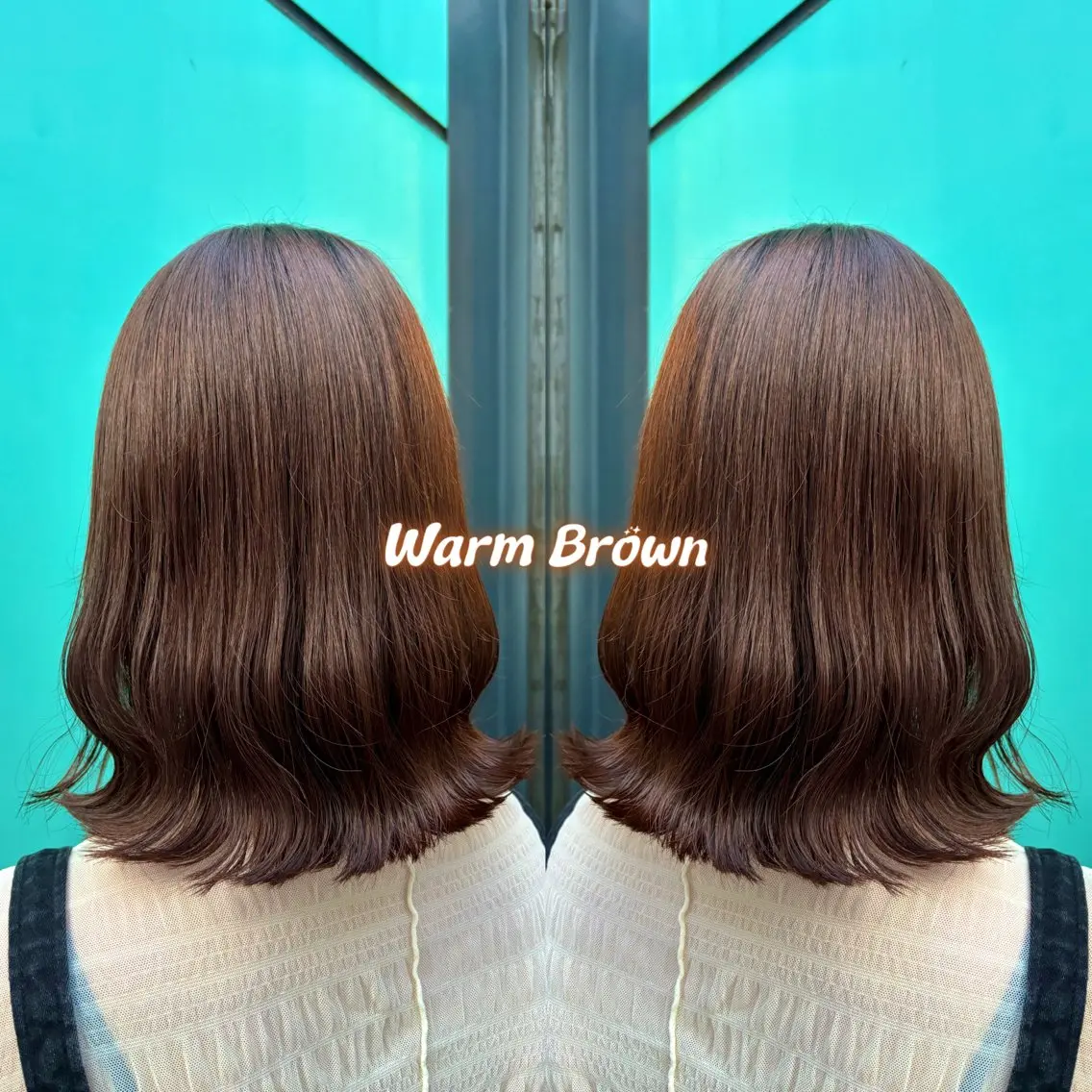 ミディアム カラー ブラウンカラー レッドカラー ヘアカラー トリートメント 🌼ブリーチ/個性派 ヘアセットMei🌼のヘアスタイル