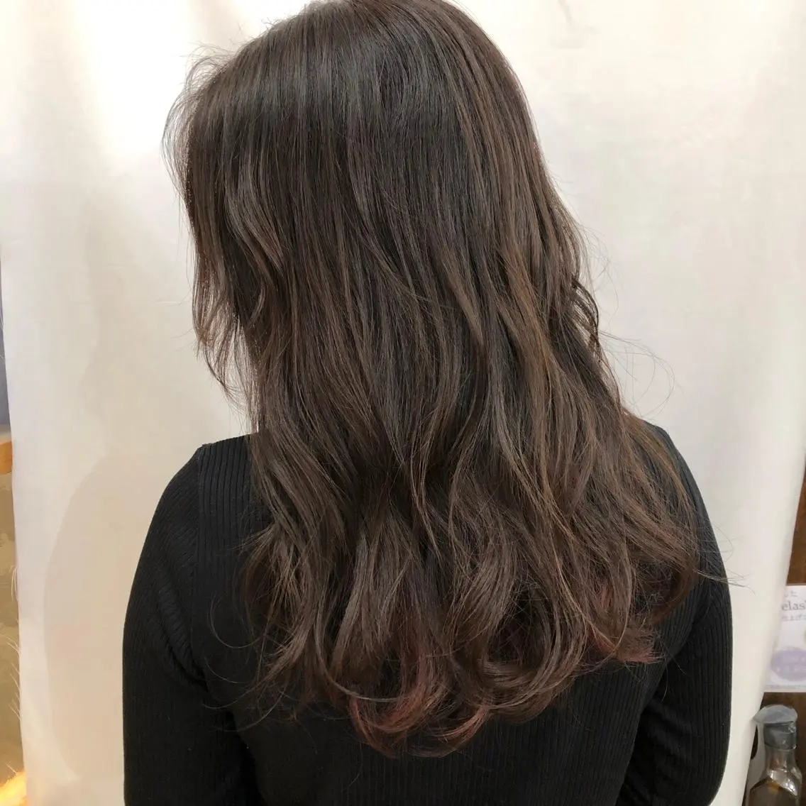 ロング カラー ヘアアレンジ マツエク・マツパ 暖色ボブ 🍊rikakoのヘアスタイル