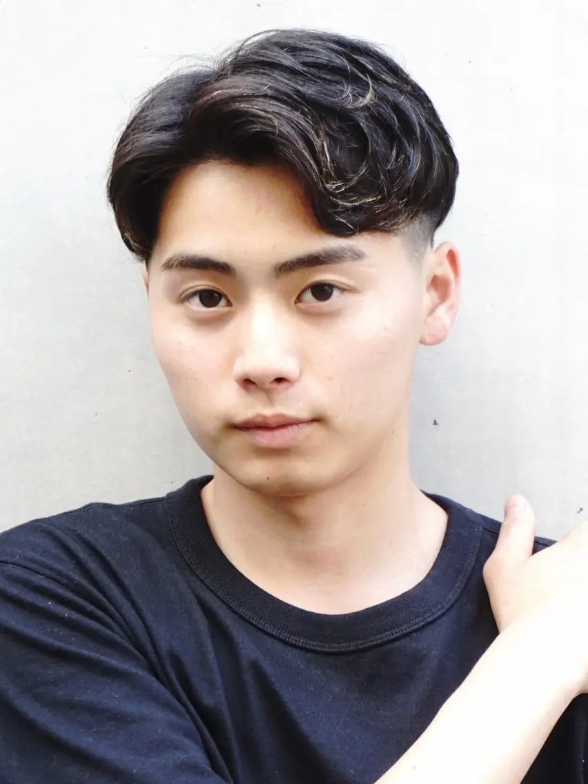 ショート パーマ メンズ メンズパーマ カット パーマ 三宮メンズカット ヨシイッキのヘアスタイル