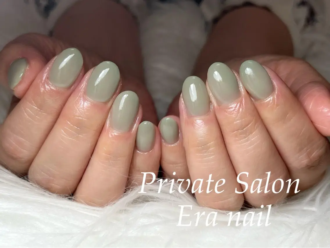 ネイル ワンカラーネイル ハンドネイル Era nailのネイルデザイン