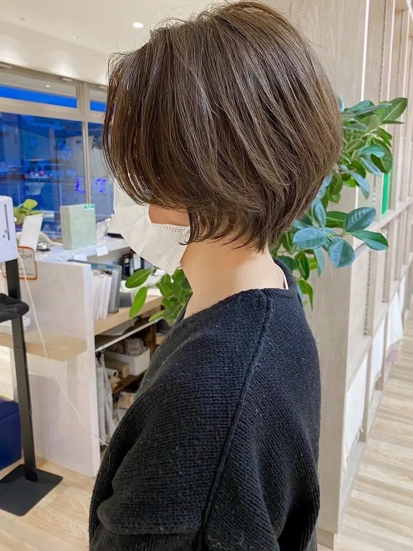 ショート 奥川拓哉/倉敷/中庄 /髪質改善/レイヤーのヘアスタイル