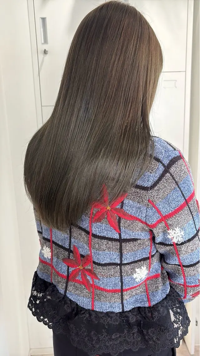 🩰♡ブリーチなしダブルカラー+カシミア質感トリートメント🎀♡の写真