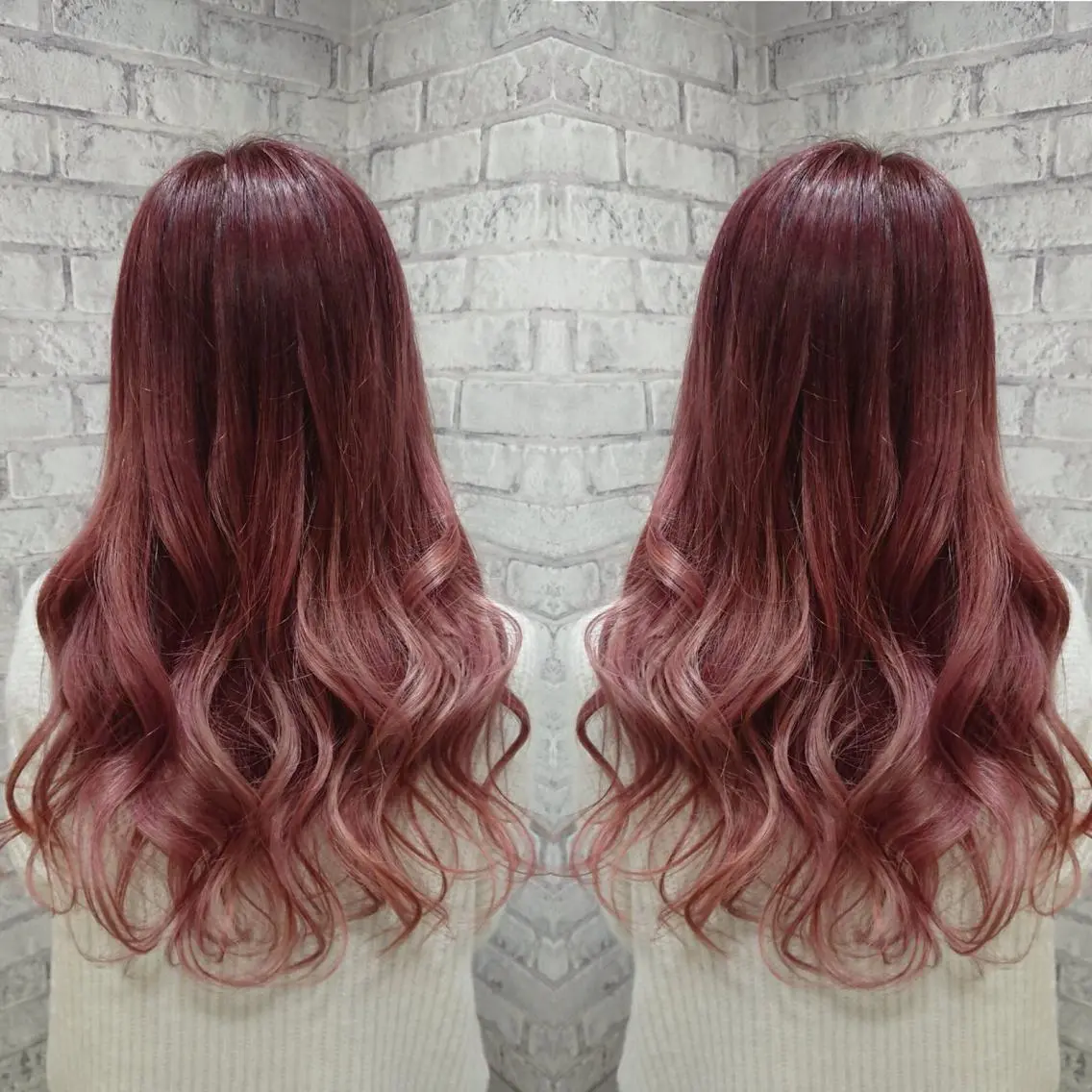 ロング カラー EARTH 越谷店のヘアスタイル
