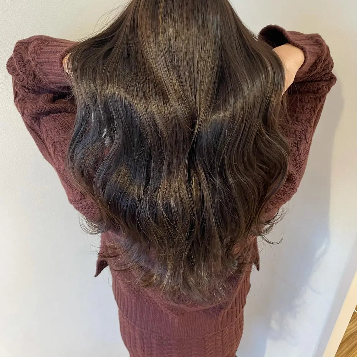 ロング アッシュ アッシュグレー アッシュグレージュ ヘアカラー トリートメント ヘッドスパ ☁️Stylist Karin☁️のヘアスタイル