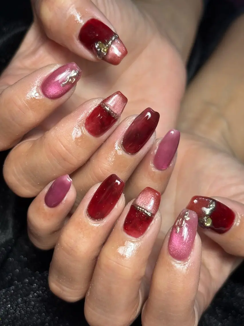 ネイル ハンドネイル フットネイル ✴︎ Delightのネイルデザイン