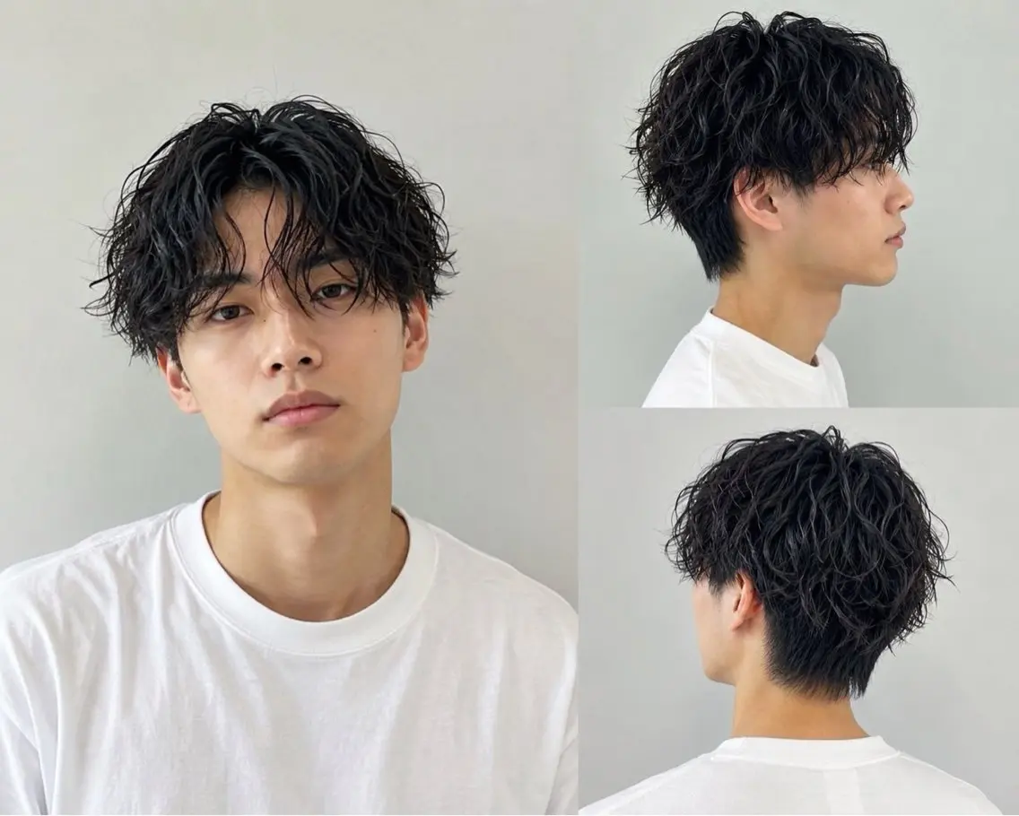 パーマ メンズ メンズカット/ Miiのヘアスタイル